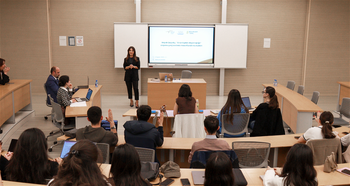 Karabakh Revival Fund Holds Educational Meeting with Youth at ADA University