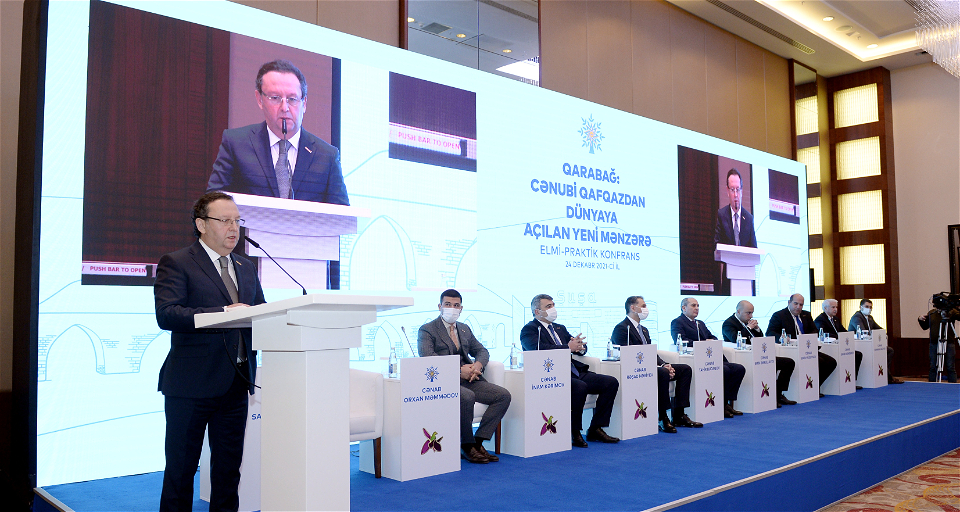 Qarabağ Dirçəliş Fondu “Qarabağ: Cənubi Qafqazdan dünyaya açılan yeni mənzərə” mövzusunda keçirilən elmi-praktik konfransda təmsil olunub - FOTO