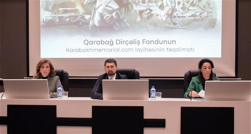 “KarabakhMemorial.com” internet-resursunun təqdimat mərasimi keçirilib