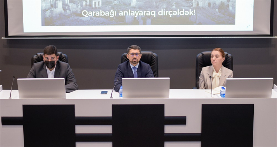 Qarabağ Dirçəliş Fondu ilə gənclər arasında “Qarabağı anlayaraq dirçəldək!” mövzusunda görüş keçirilib