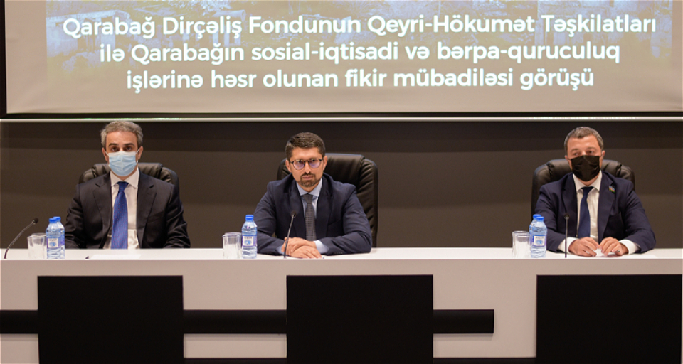 Qarabağ Dirçəliş Fondu Qeyri-Hökumət Təşkilatlarının nümayəndələri ilə görüşüb