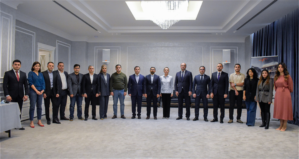 Qarabağ Dirçəliş Fondu “Yüksəliş” müsabiqəsinin qalib və finalçıları ilə fikir mübadiləsi görüşü keçirib