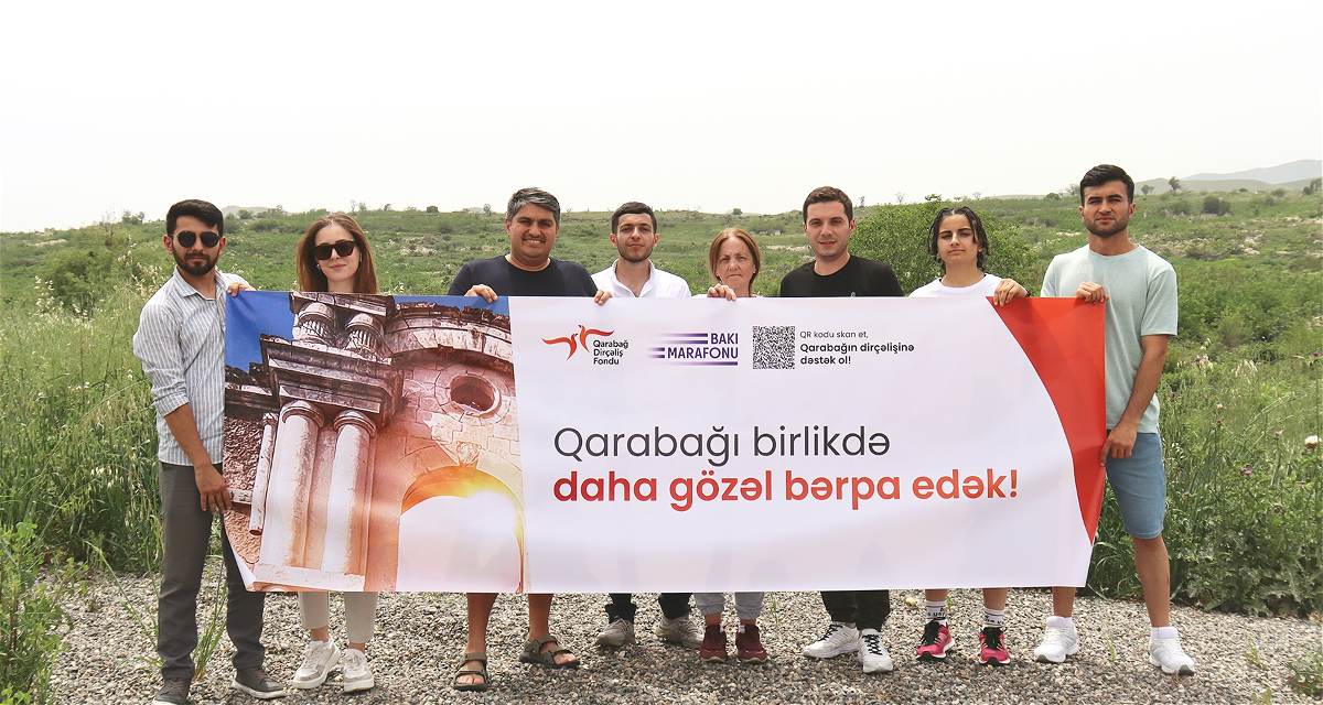 Qarabağ Dirçəliş Fondu “Marafon bağı”nın salınacağı əraziyə səfər təşkil edib