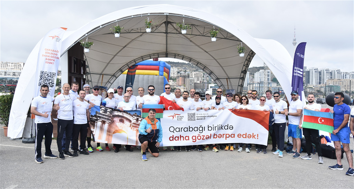 Qarabağ Dirçəliş Fondu “Bakı Marafonu”nda uğurla iştirak edib