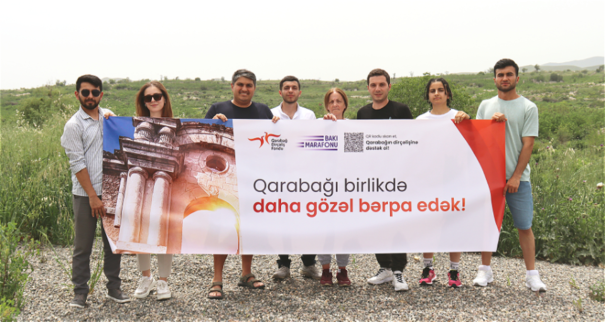 Qarabağ Dirçəliş Fondu “Marafon bağı”nın salınacağı əraziyə səfər təşkil edib