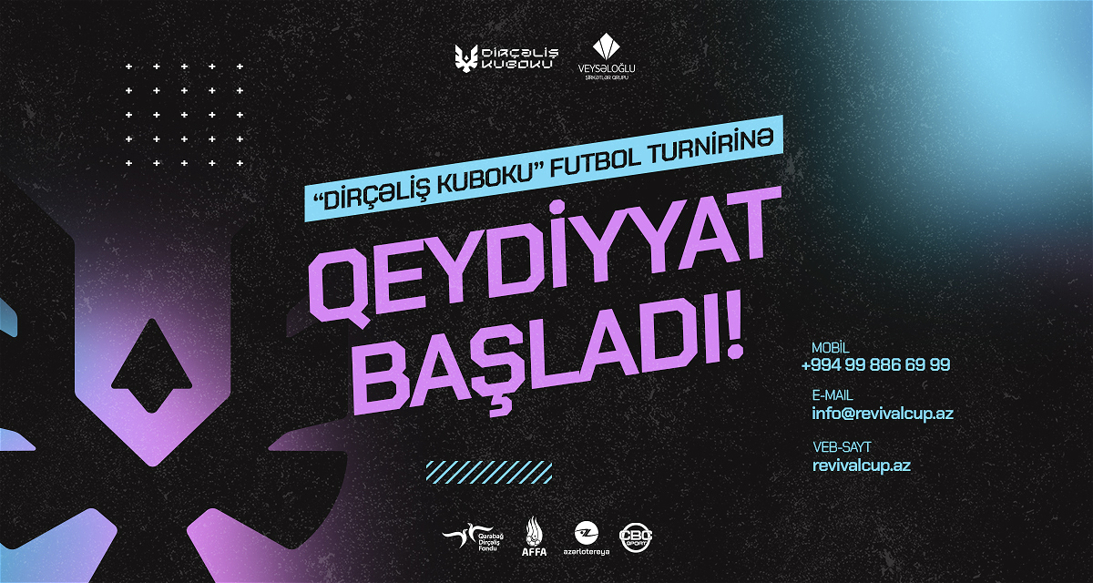 Qarabağ Dirçəliş Fondu “Dirçəliş Kuboku” xeyriyyə minifutbol turnirinə start verir