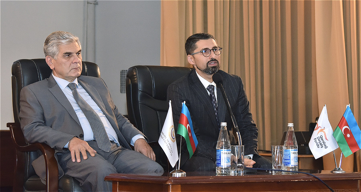 KRF organized a meeting with students of the Azerbaijan State Pedagogical University on the topic "The Role of Solidarity in the Revival of Karabakh"