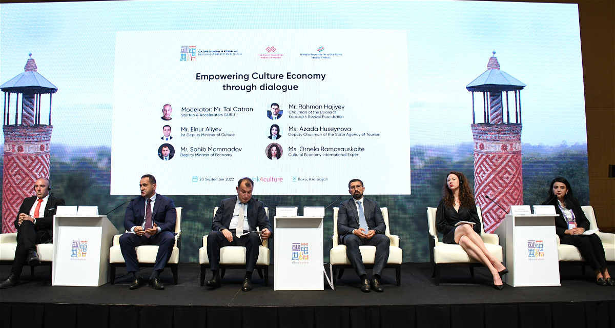 Rahman Hajiyev gave a speech at the International Scientific-Practical Conference "Cultural Economy in Azerbaijan: Development Impulses from Shusha"