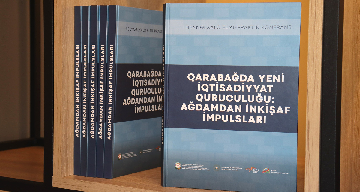 The book named "New Economic Foundation in Karabakh: Development Impulses from Agdam" has been published