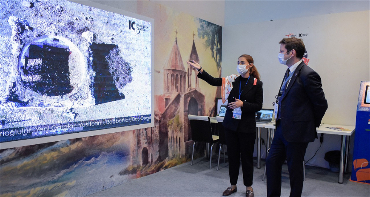 The Karabakh Revival Fund presented the "Karabakh.Center" project at the Azerbaijan International “Restoration, Reconstruction and Development of Karabakh" Exhibition – PHOTO