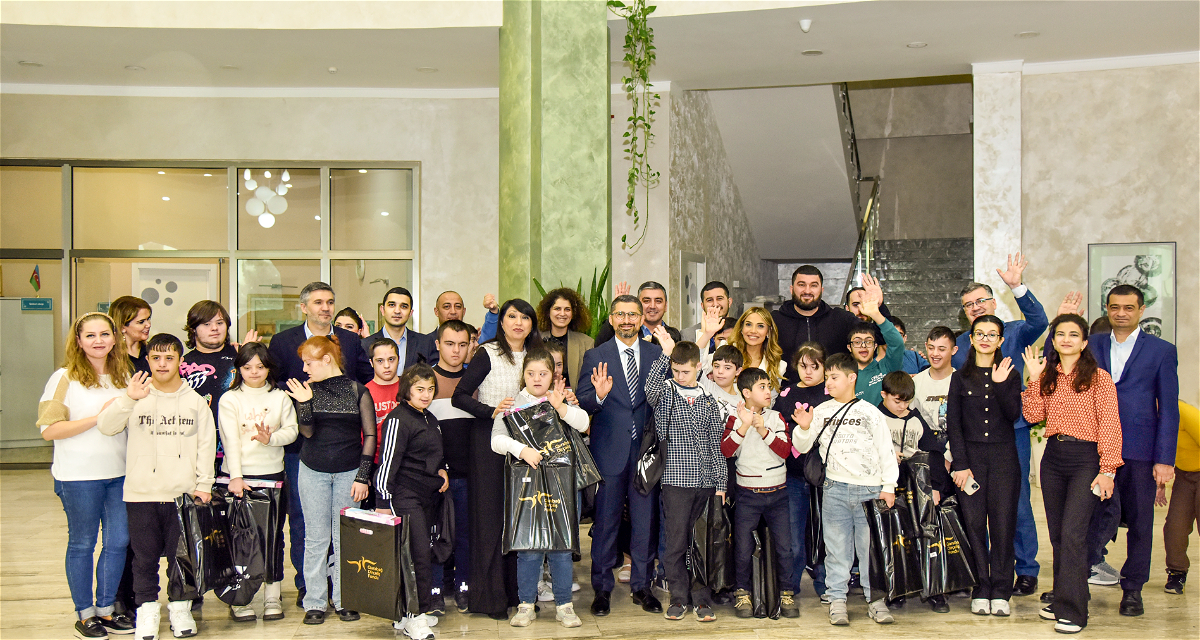 Participants of the "Revival Cup" charity football tournament met with children with Down syndrome