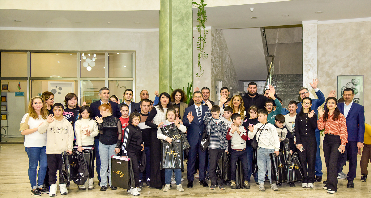 Participants of the "Revival Cup" charity football tournament met with children with Down syndrome