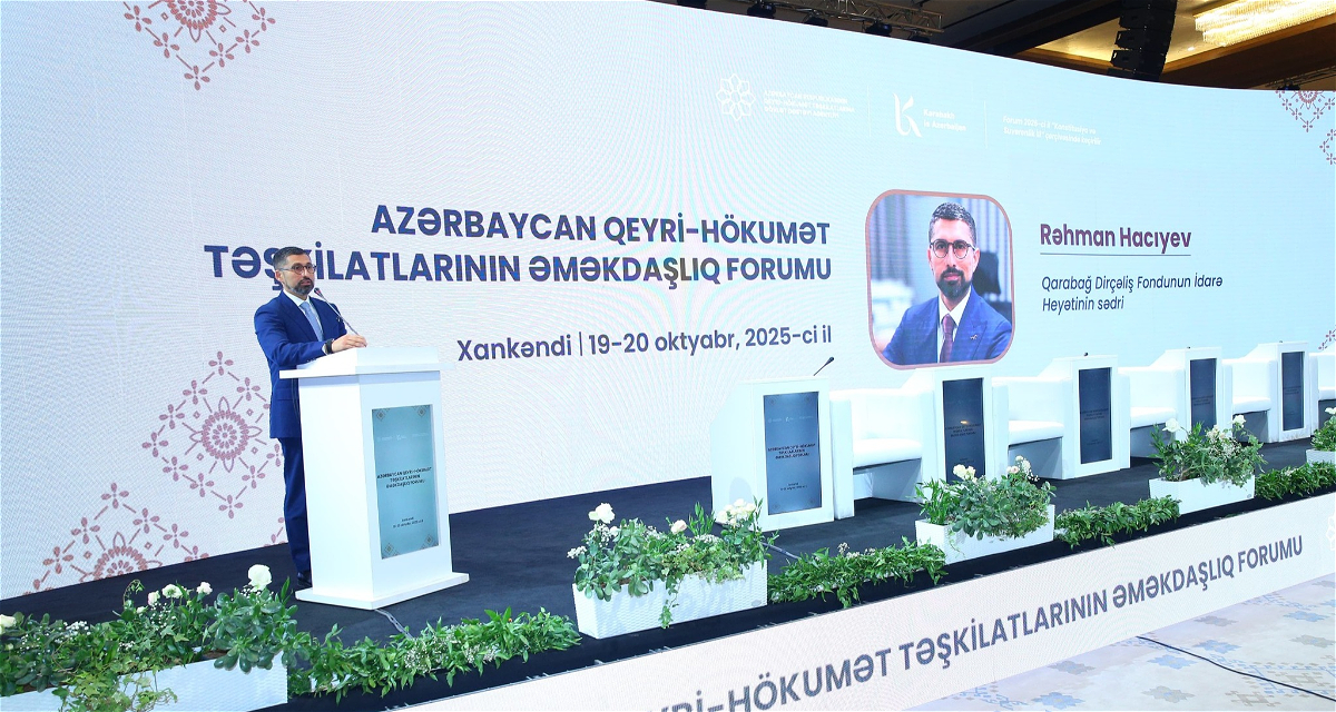 Rəhman Hacıyev Azərbaycan QHT-lərin Əməkdaşlıq Forumunda iştirak edib