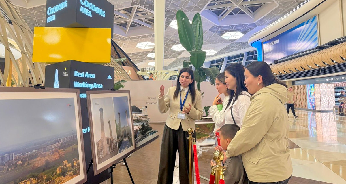 Heydər Əliyev Beynəlxalq Aeroportunda “Qarabağın Dirçəlişi: Azərbaycan İntibahının Hekayəsi” fotosərgisi açılıb