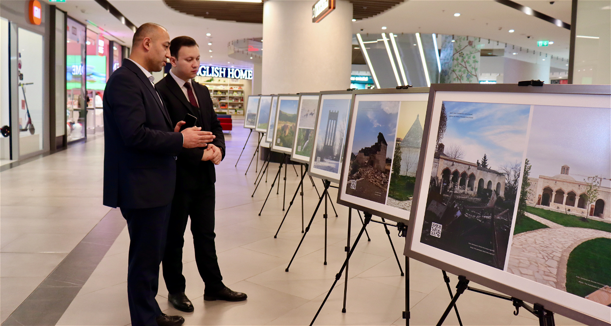 “Crescent Mall”da “Qarabağın Dirçəlişi: Azərbaycan İntibahının Hekayəsi” fotosərgisi açılıb
