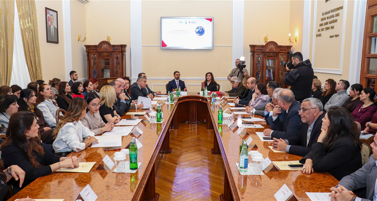 Prezident Kitabxanasında “Qarabağın Dirçəlişi: Azərbaycan İntibahının Hekayəsi” innovativ kitab layihəsinin təqdimatı keçirilib