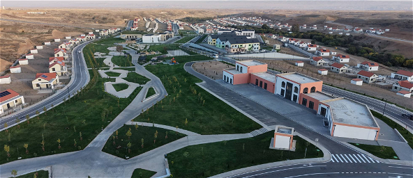 Cəbrayıl rayonunun Horovlu kəndində yaşıllıqların salınması